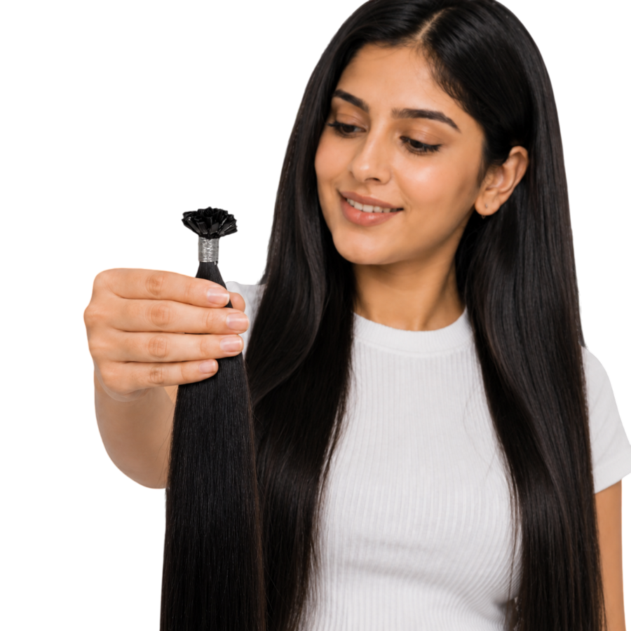 Flat Tip Hair Extensions (Straight)