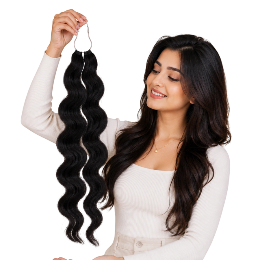 Feather tip extension (Natural wavy)